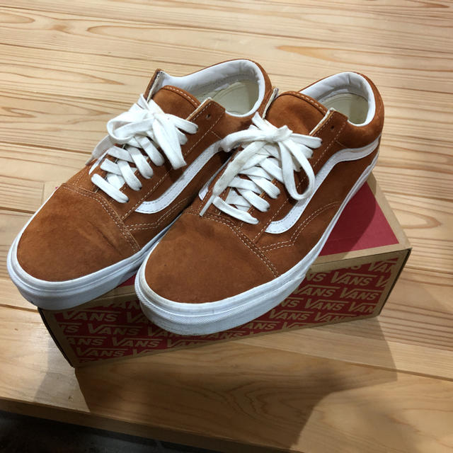 VANS(ヴァンズ)のvans オールドスクール  ブラウン　26.5cm メンズの靴/シューズ(スニーカー)の商品写真