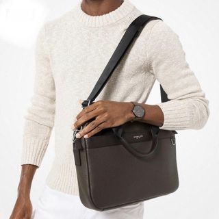 値下げしました新品MICHAEL KORS MENS スリム ブリーフケース