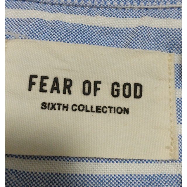 最終値下げ fearofgod stripe shirt 1