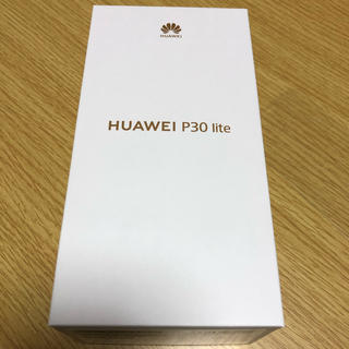 アンドロイド(ANDROID)の新品　HUAWEI P30 lite パールホワイト 64 GB SIMフリー(スマートフォン本体)