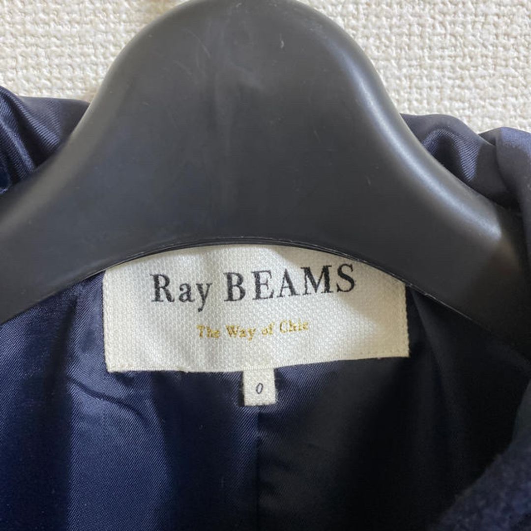 Ray BEAMS(レイビームス)のRayBEAMS   ショートダッフルコート　ネイビー レディースのジャケット/アウター(ダッフルコート)の商品写真