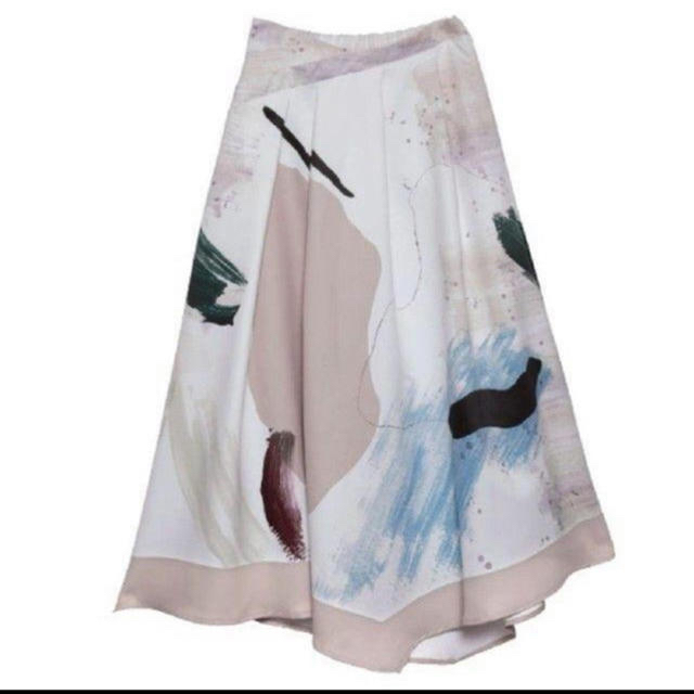 Ameri VINTAGE(アメリヴィンテージ)のぴよぴよ様専用AmeriMARY PAINTING FLARE SKIRT レディースのスカート(ロングスカート)の商品写真