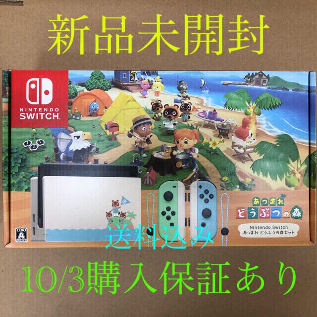 新品Nintendo Switch あつまれどうぶつの森セットダウンロード同梱版