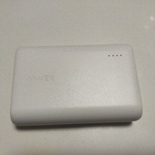 Anker モバイルバッテリー 10000mAh 白(バッテリー/充電器)