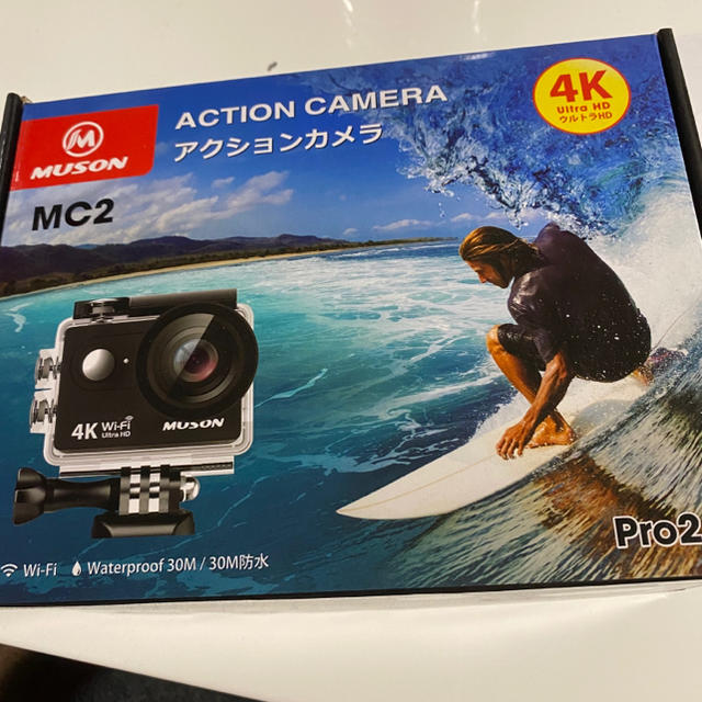 【新品未使用】ムソン アクションカメラ　4K 30M防水  ＭC2