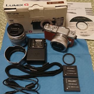 美品 パナソニック ミラーレス一眼 ダブルズームセット LUMIX G