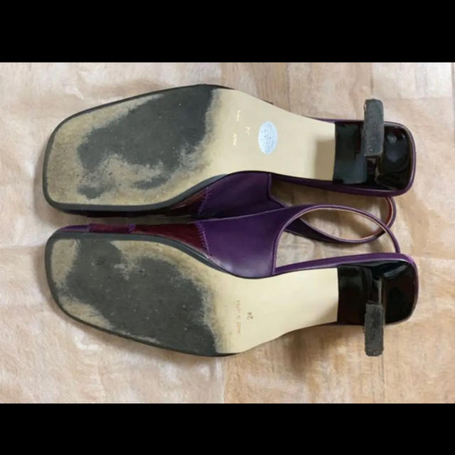 【お値下げ】チアキカタギリ パンプス 刺繍 パッチワーク 24cm 美品 レディースの靴/シューズ(ハイヒール/パンプス)の商品写真