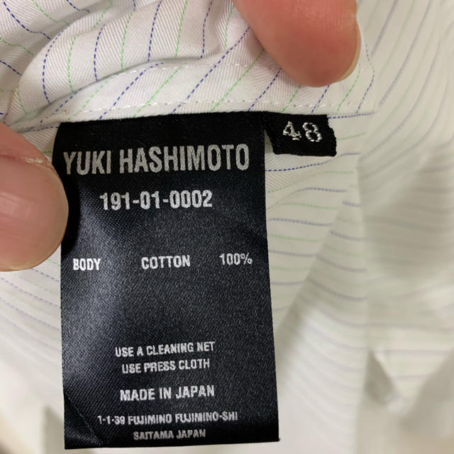 yuki hashimoto フロントバックシャツ 48