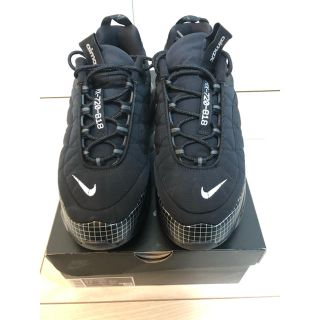 ナイキ(NIKE)のNIKE エアマックス720-818 27.5ブラック メタリックシルバー 箱付(スニーカー)