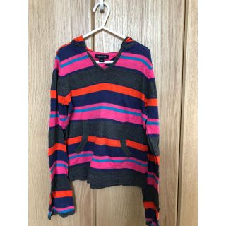 トミーヒルフィガー(TOMMY HILFIGER)の21女の子120程度　Tommy hilfigerの薄手のパーカー？カットソー？(ニット)