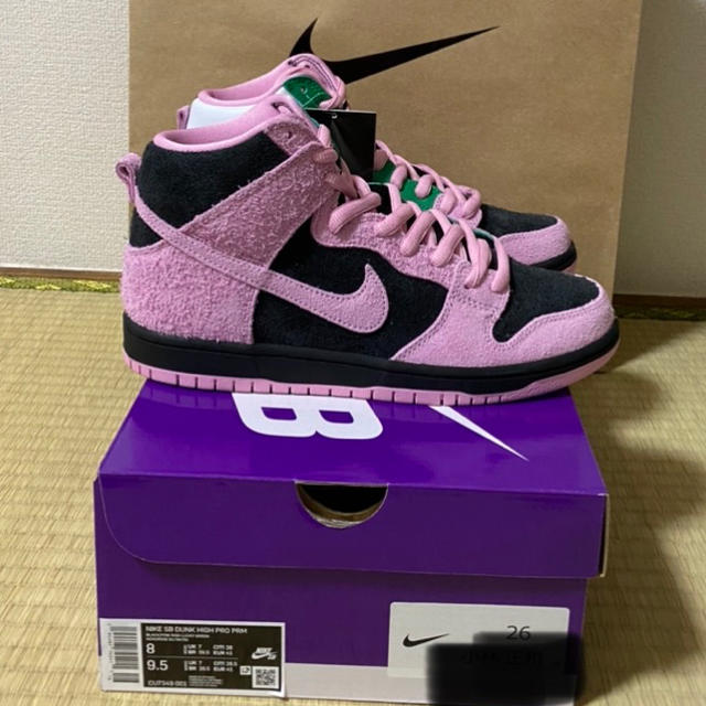 NIKE(ナイキ)のNIKE SB DUNK HIGH PRO PRM “26cm” メンズの靴/シューズ(スニーカー)の商品写真