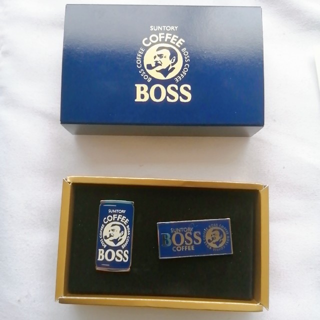 BOSS(ボス)の【レア】懸賞　BOSS　ピンバッチ　当時物　昭和レトロ エンタメ/ホビーのアニメグッズ(バッジ/ピンバッジ)の商品写真