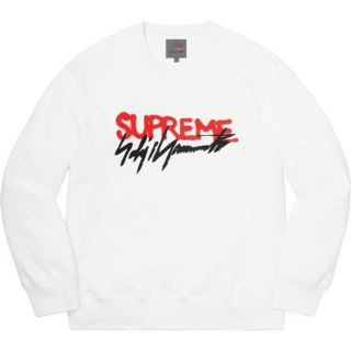 シュプリーム(Supreme)のSupreme シュプリーム Yamamoto ヨウジ Crewneck 白 M(スウェット)