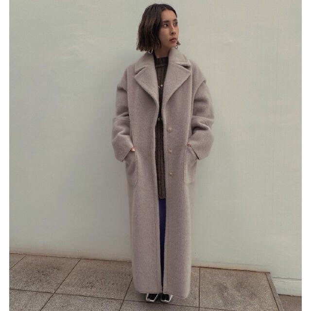 Ameri VINTAGE(アメリヴィンテージ)のAmeri BLANKET LIKE FAKE MOUTON COAT レディースのジャケット/アウター(ムートンコート)の商品写真