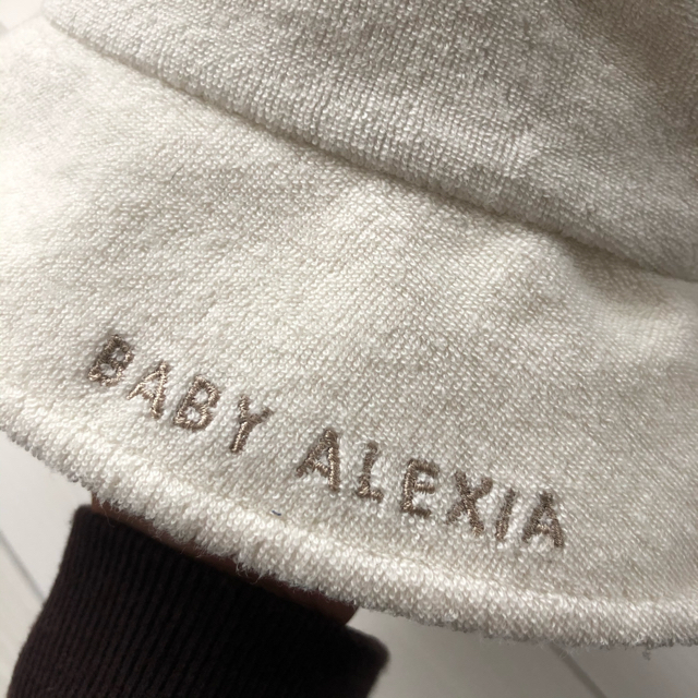ALEXIA STAM(アリシアスタン)のアリシアスタン　BABY ALEXIAバケットハット　ホワイト　サイズS キッズ/ベビー/マタニティのこども用ファッション小物(帽子)の商品写真