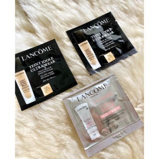 ランコム(LANCOME)のLANCOME★ランコム タンイドル ウルトラ ウェア リキッド 　２色+ベース(サンプル/トライアルキット)