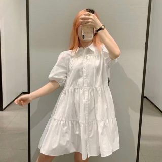 ZARA - 値下げ済み！早い者勝ち ZARA ティアードワンピースの通販 by