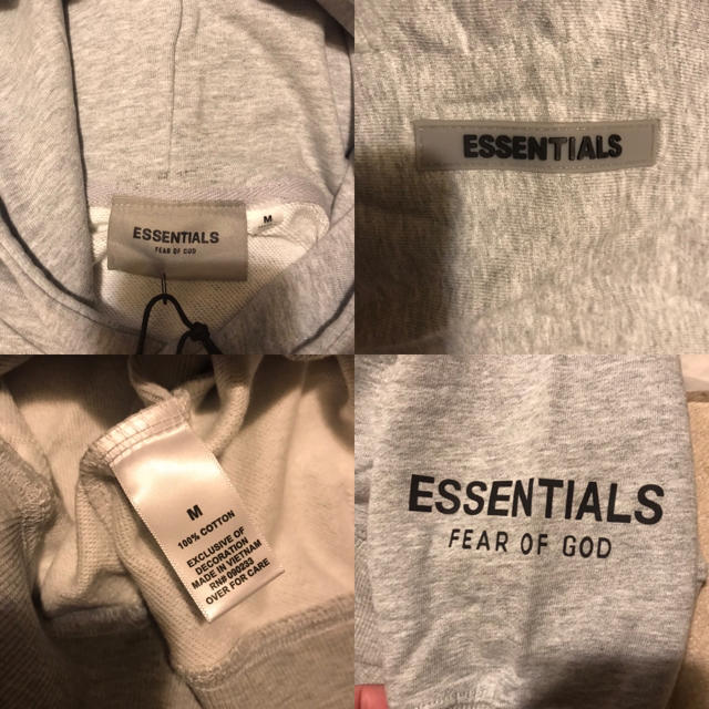 新品未使用品 FOG Essentialsパーカー　グレー　M