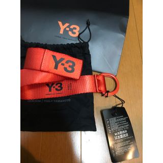 ワイスリー(Y-3)の絶盤！　Y-3 ワイスリー　ベルト　L 130センチ　オレンジ(ベルト)