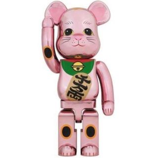 【シキsup様専用】ベアブリック BE@RBRICK 招き猫 桃金メッキ400％(その他)