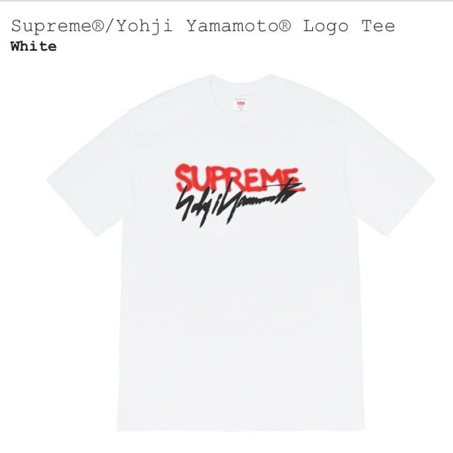 supreme yohji logo tee シュプリーム Mサイズ　黒