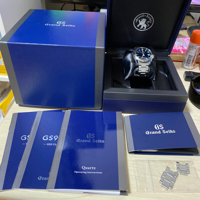 Grand Seiko(グランドセイコー)の美品　グランドセイコー　SBGN005   ブルー文字版　マスターショップモデル メンズの時計(腕時計(アナログ))の商品写真