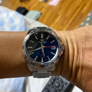 グランドセイコー(Grand Seiko)の美品　グランドセイコー　SBGN005   ブルー文字版　マスターショップモデル(腕時計(アナログ))