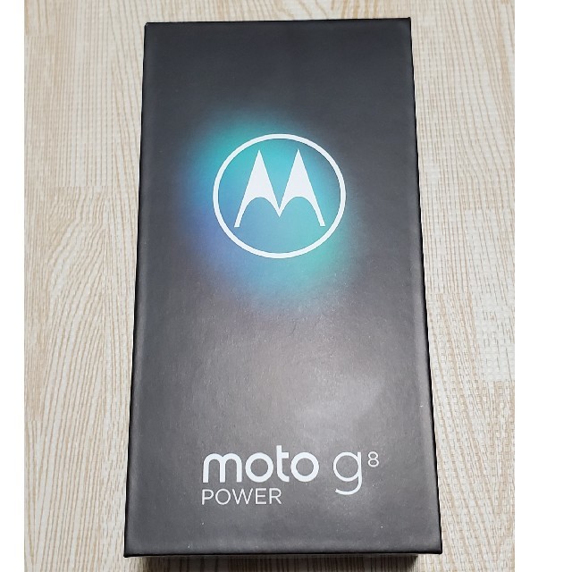 カプリブルーSIMフリー【新品未開封】SIMフリー モトローラ moto g8 power カプリブルー