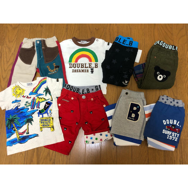 mikihouse(ミキハウス)の☆キャサリン様専用☆ミキハウス ダブルビー おまとめ追加分（80-90）15点 キッズ/ベビー/マタニティのベビー服(~85cm)(シャツ/カットソー)の商品写真