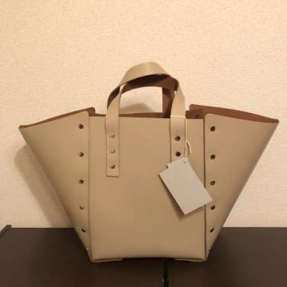 エンダースキーマ(Hender Scheme)のエンダースキーマ　assemble hand bag wide M  ベージュ(ハンドバッグ)