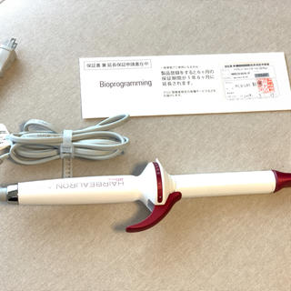 リュミエールブラン(Lumiere Blanc)のRさま専用)ヘアビューロン　2DPlus 26.5mm  HAIRBEAURON(ヘアアイロン)
