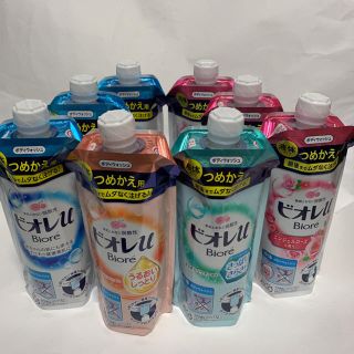 ビオレ(Biore)のビオレu  ボディソープ　9本セット　詰め替え用　380g(ボディソープ/石鹸)