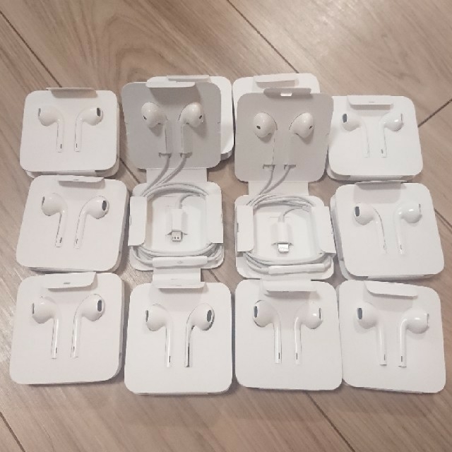 12個 Apple純正iPhoneイヤホンマイク