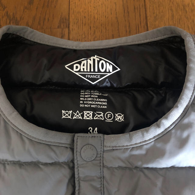 DANTON(ダントン)の美品☆ダントンベストsize34 レディースのジャケット/アウター(ダウンベスト)の商品写真