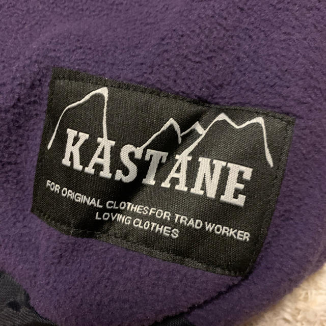 Kastane(カスタネ)の【Kastane】ノベルティーボア巾着　パープル レディースのバッグ(ショルダーバッグ)の商品写真