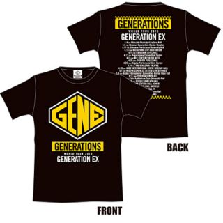 ジェネレーションズ(GENERATIONS)の即購入OK❤︎GENERATION EX ツアー Tシャツ Mサイズ 試着のみ(ミュージシャン)