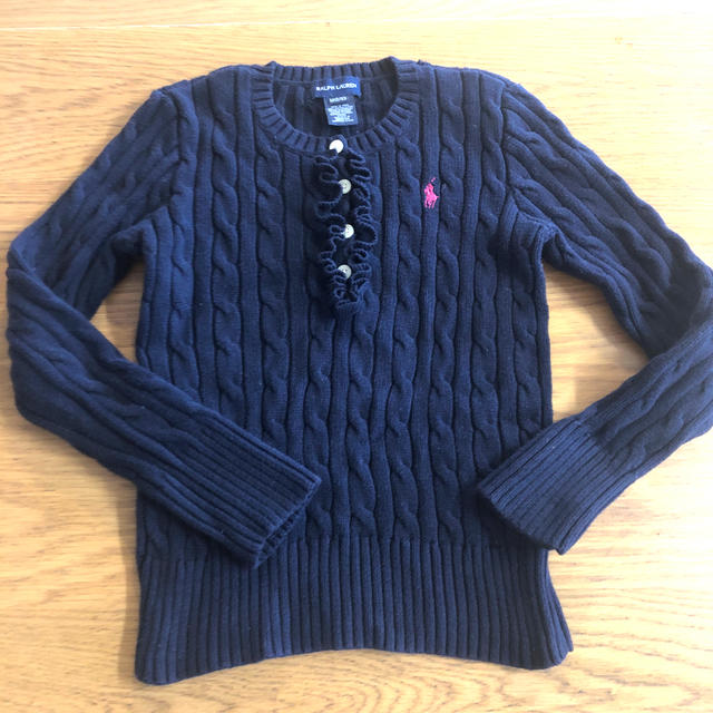 Ralph Lauren(ラルフローレン)のニットセーターRalph Lauren130 キッズ/ベビー/マタニティのキッズ服女の子用(90cm~)(ニット)の商品写真