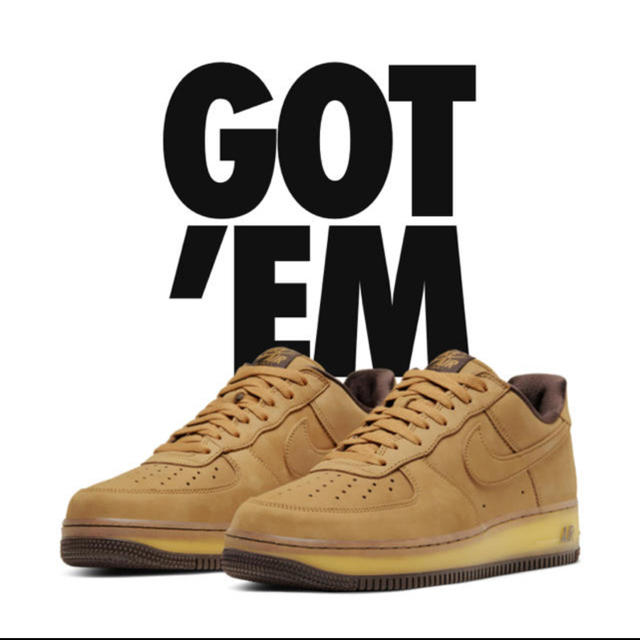 NIKE エアフォース1 LOW Wheat Mocha 27.5