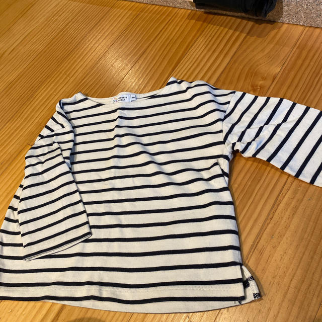 SEVENDAYS=SUNDAY(セブンデイズサンデイ)のボーダー120 キッズ/ベビー/マタニティのキッズ服女の子用(90cm~)(Tシャツ/カットソー)の商品写真