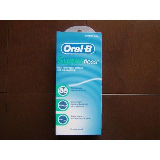 オーラルB スーパーフロス無香料 Oral-B Super floss 50本(歯ブラシ/デンタルフロス)
