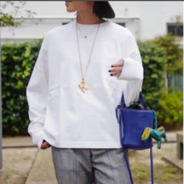 Gypsohila ジプソフィア Long Tee White-