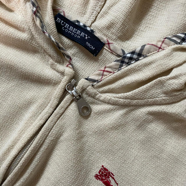 BURBERRY(バーバリー)のバーバリー　パーカー 90 キッズ/ベビー/マタニティのベビー服(~85cm)(カーディガン/ボレロ)の商品写真