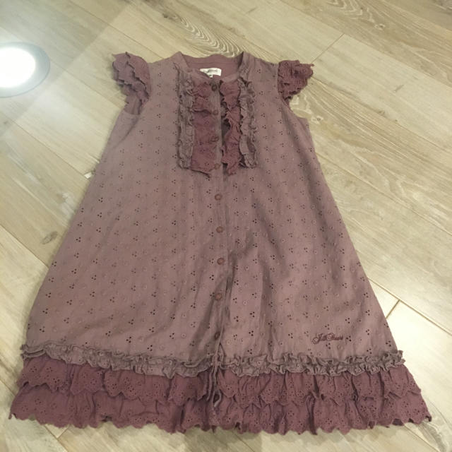 JILLSTUART(ジルスチュアート)のジルスチュアート130コットンワンピ キッズ/ベビー/マタニティのキッズ服女の子用(90cm~)(ワンピース)の商品写真