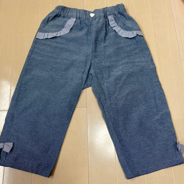 3can4on(サンカンシオン)の3can4on デニムパンツ140cm キッズ/ベビー/マタニティのキッズ服女の子用(90cm~)(パンツ/スパッツ)の商品写真