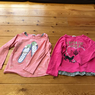 ニッセン(ニッセン)の女の子　半袖Tシャツと長袖Tシャツのセット　4枚組(Tシャツ/カットソー)