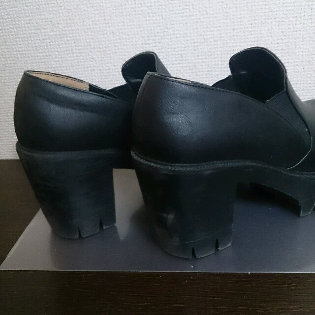 WEGO(ウィゴー)のWEGO タンクヒール　サイドゴアブーツ レディースの靴/シューズ(ブーツ)の商品写真