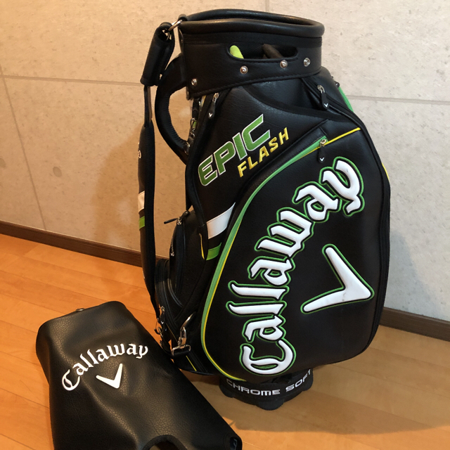 新品 TaylorMade キャディバッグ 9型 47インチ JJA93 黒白青