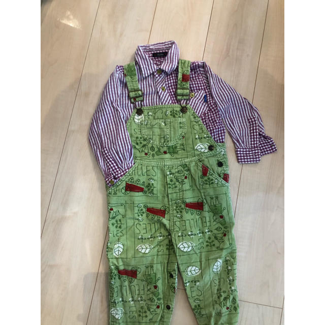 【セット】オーバーオール　サロペット キッズ/ベビー/マタニティのキッズ服男の子用(90cm~)(パンツ/スパッツ)の商品写真