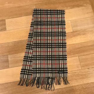 バーバリー(BURBERRY)の【とんさん専用】BURBERRY カシミヤ チェック柄 マフラー(マフラー/ショール)