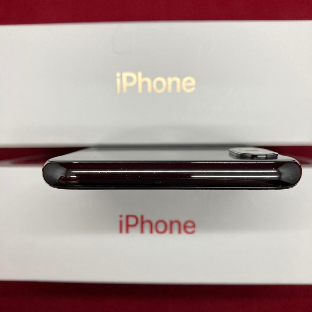 Apple(アップル)のSIMフリー iPhoneX 64GB ブラック 上美品 スマホ/家電/カメラのスマートフォン/携帯電話(スマートフォン本体)の商品写真